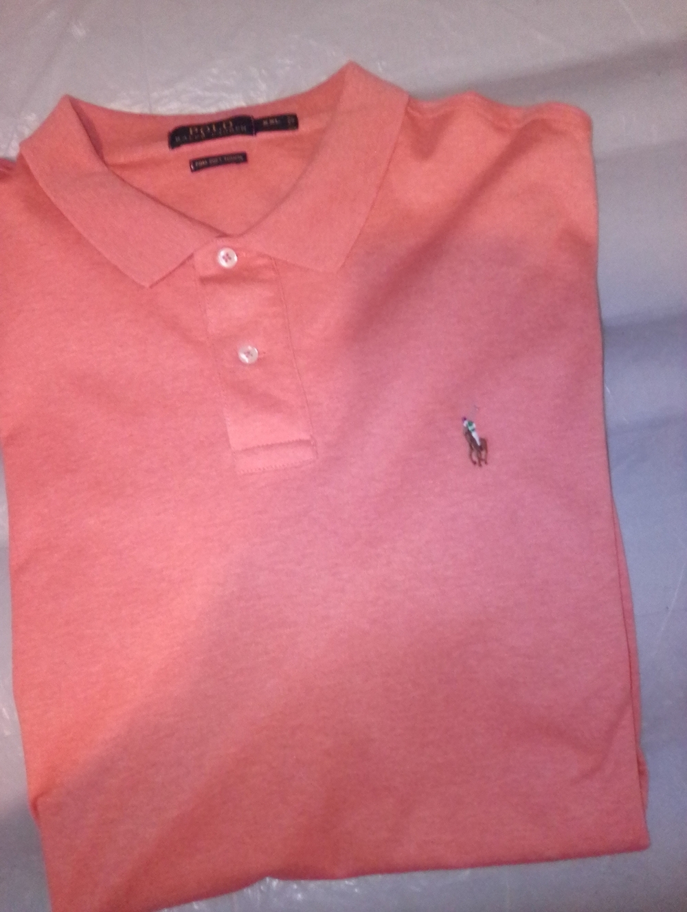Polo by Ralph Lauren Men’s Peach Polo Shirt